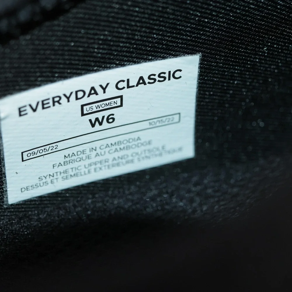 Vessi Shoes Womens Everyday Classic Sneaker Size 6 Waterproof Black Knit Comfort